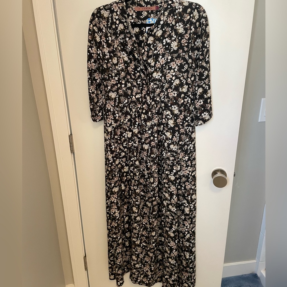Pashmina floral dress